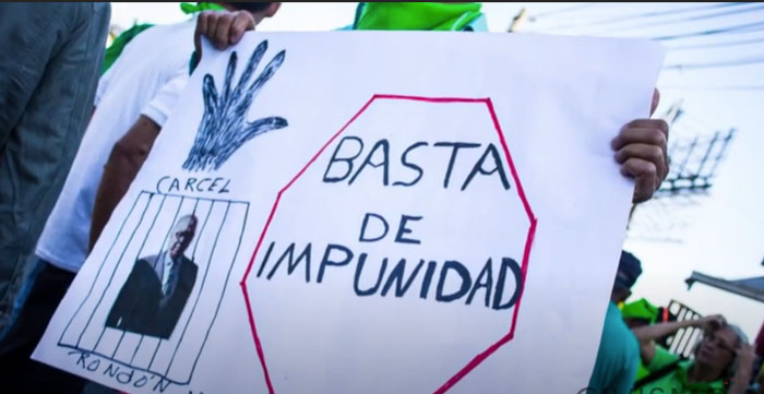 1era Marcha Verde Contra la Impunidad – Cinema