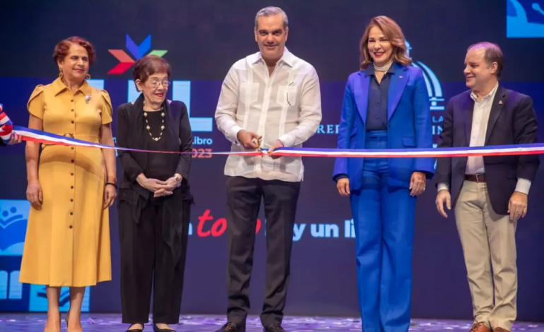 Presidente Luis Abinader inaugura la XXV Feria Internacional del Libro Santo Domingo 2023