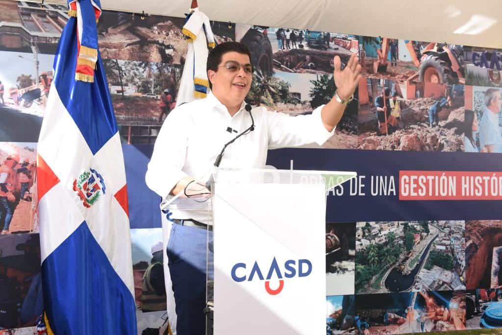 CAASD instala 108,305.74 metros lineales de nuevas redes de distribución de agua potable para el Gran Santo Domingo